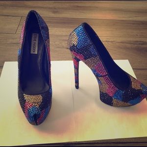 Steve Madden rhinestone stiletto pumps